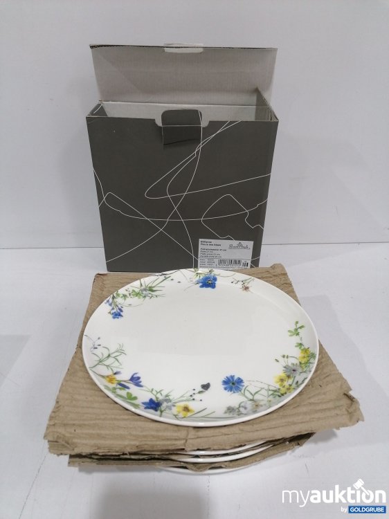 Artikel Nr. 832774: Rosenthal Brillance Fleurs the Alpes, Frühstücksteller 21 cm, 6 Stk 