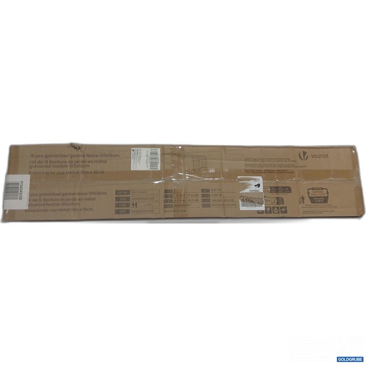 Artikel Nr. 986774 Artikel Nr. 986774: Vounot Rasenkante aus Metall 10m x 18cm