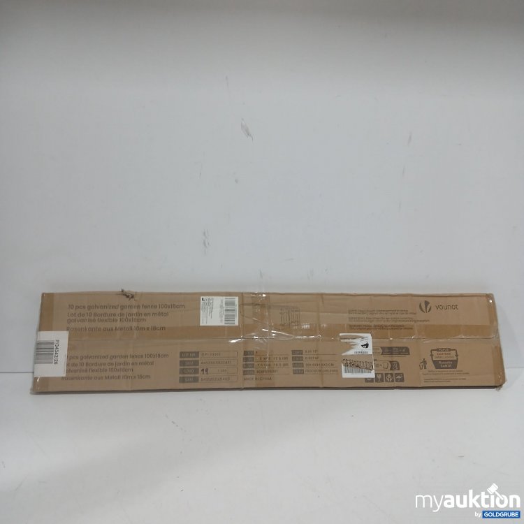 Artikel Nr. 986774 Artikel Nr. 986774: Vounot Rasenkante aus Metall 10m x 18cm