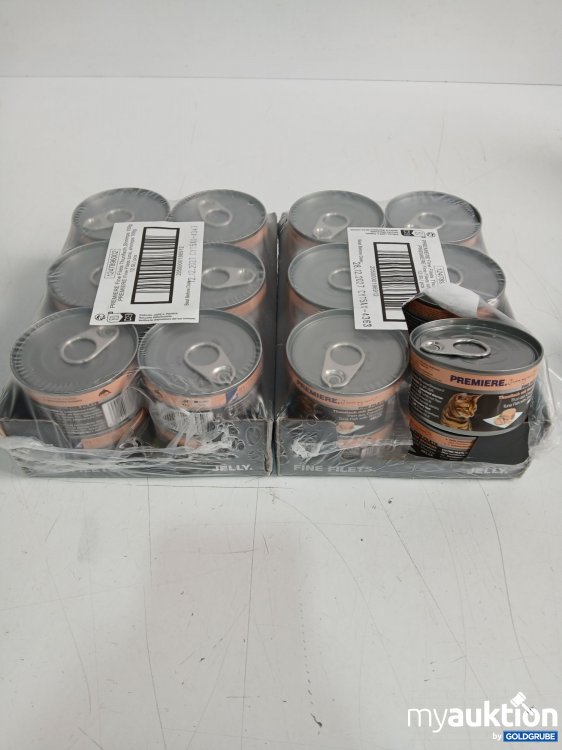 Artikel Nr. 990774: PREMIERE Fine Filets Thunfisch mit Shrimps in Gelee 24x je 100g