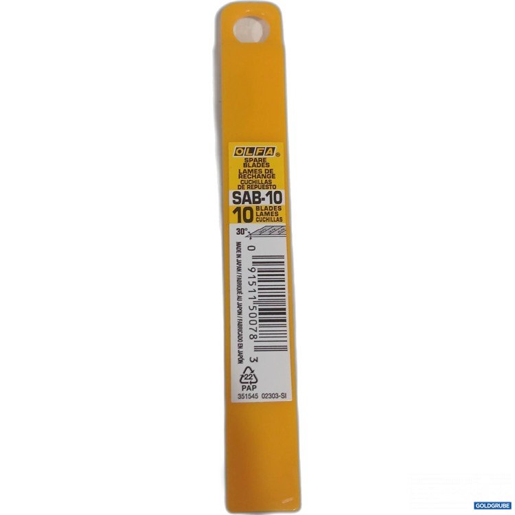 Artikel Nr. 992774 Artikel Nr. 992774: Olfa Spare Blades SAB-10 10x