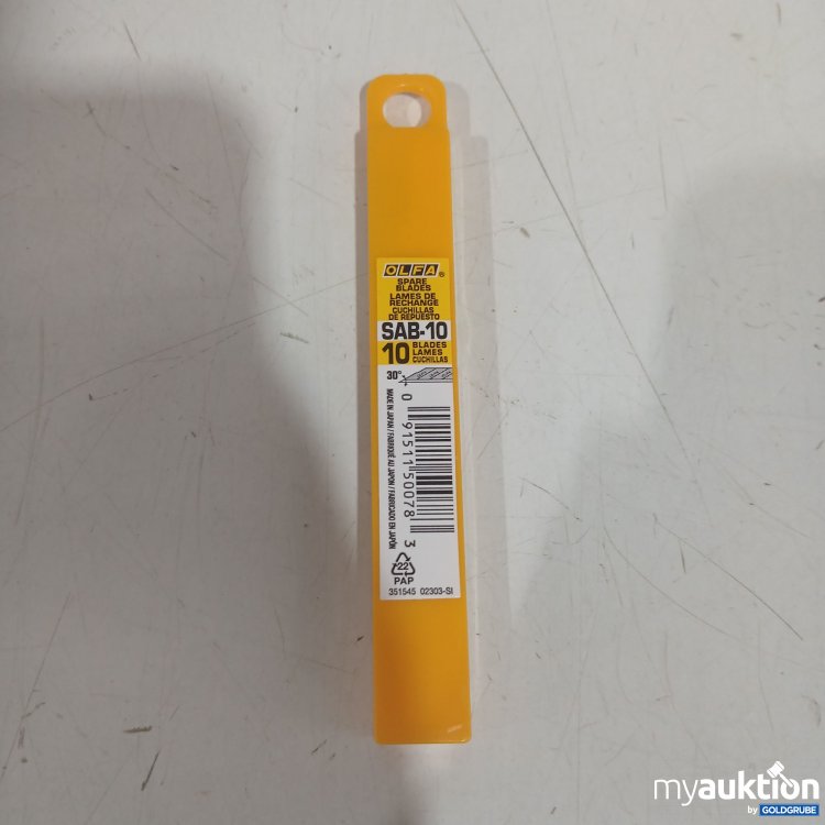 Artikel Nr. 992774 Artikel Nr. 992774: Olfa Spare Blades SAB-10 10x
