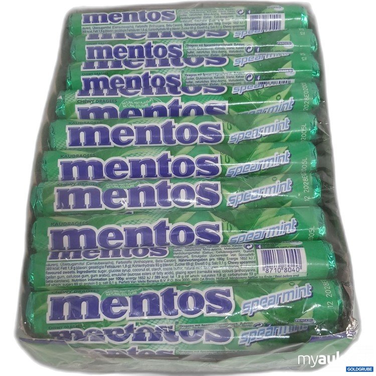 Artikel Nr. 996774 Artikel Nr. 996774: Mentos spearmint chewy Dragees 40x38g