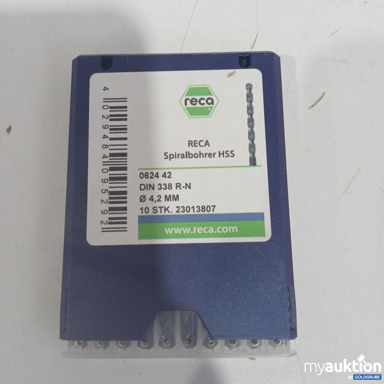 Artikel Nr. 521775 Artikel Nr. 521775: Reca Spiralbohrer HSS DIN 338 R-N 4,2mm 10Stk