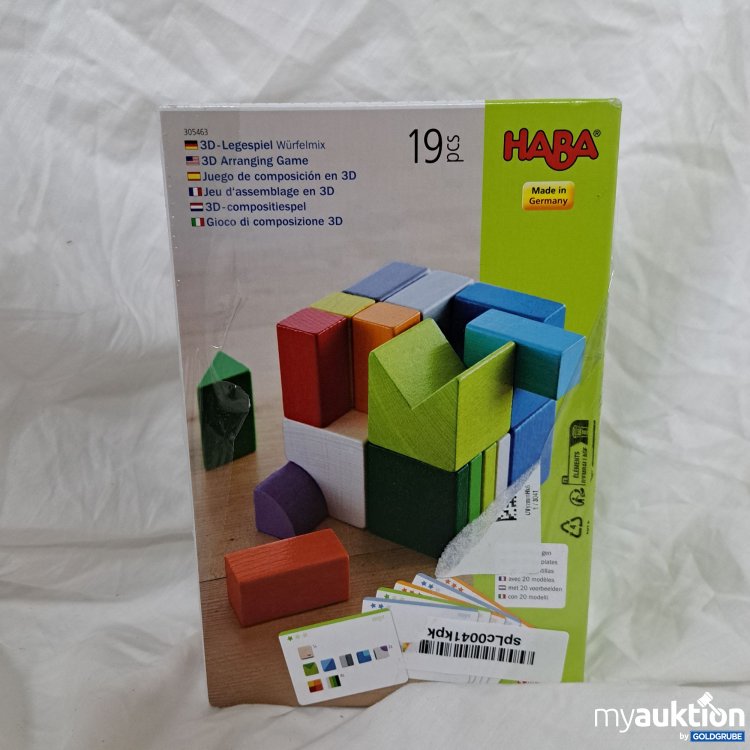 Artikel Nr. 815775: Haba 3D Legespiel Würfelmix, 19 Stk.