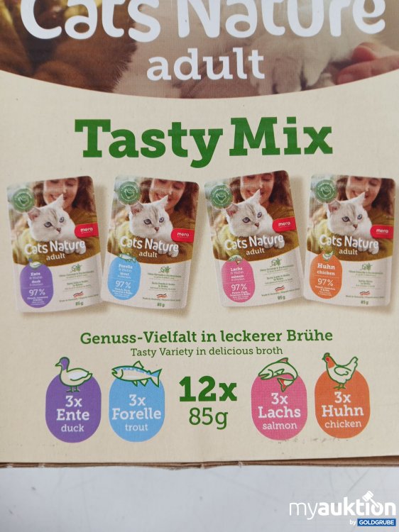 Artikel Nr. 990775: CATS NATURE adult Tasty Mix 12x je 85g