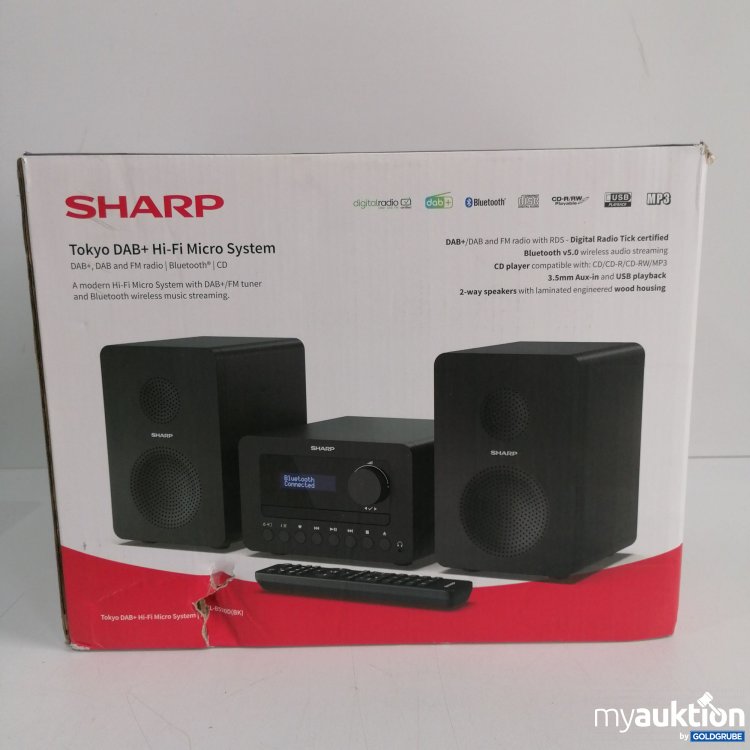 Artikel Nr. 399776 Artikel Nr. 399776: Sharp Tokyo DAB + HiFi Micro System