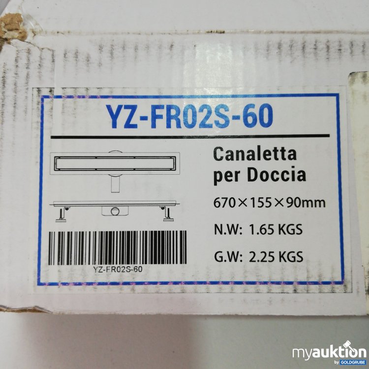 Artikel Nr. 432776 Artikel Nr. 432776: Canaletta Per Doccia YZ-FR02S-60 670x155x90mm