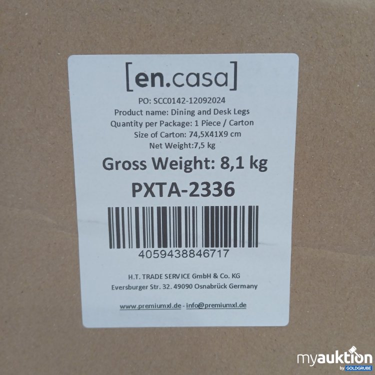 Artikel Nr. 438776: EN Casa Dining and Desk Legs PXTA-2336 