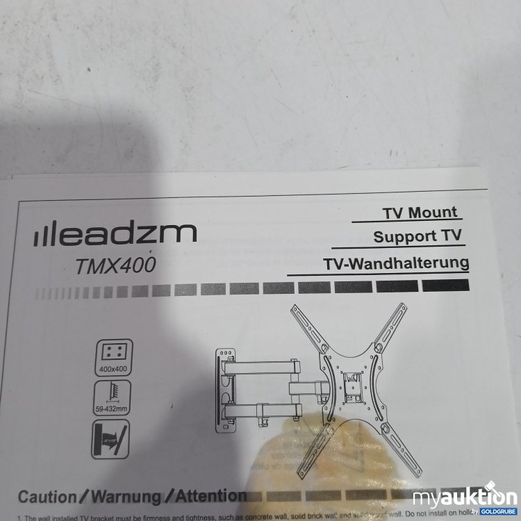 Artikel Nr. 833776 Artikel Nr. 833776: Eadzm TV Mount TMX400
