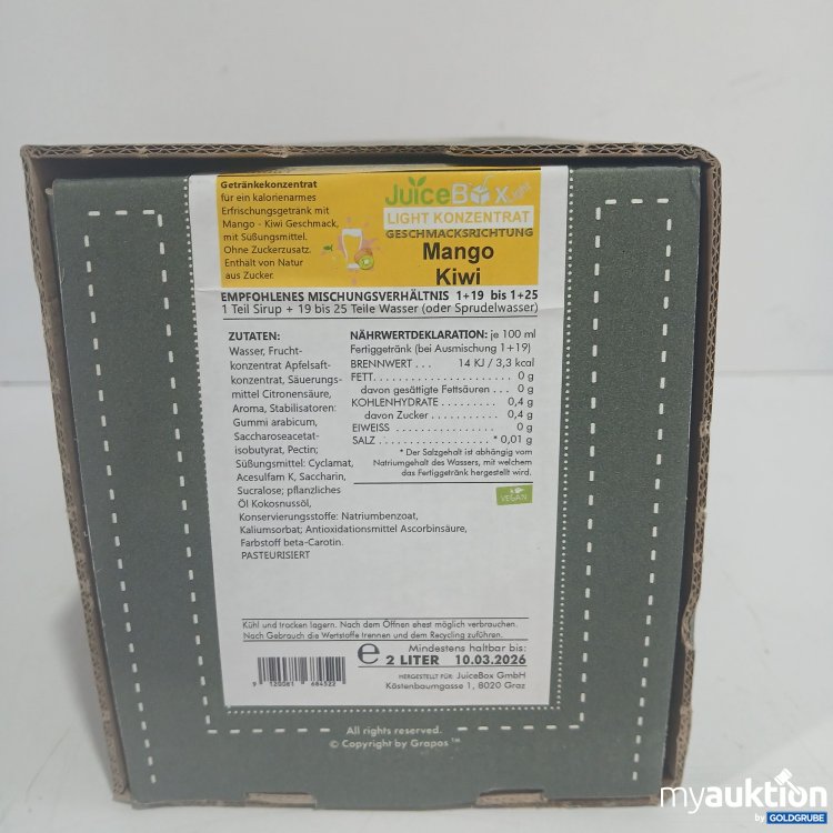 Artikel Nr. 852776: JuiceBox Mango Kiwi 2L