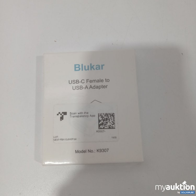 Artikel Nr. 911776 Artikel Nr. 911776: Blukar USB-C Female to USB-A Adapter