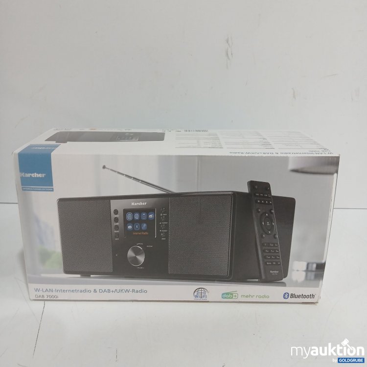 Artikel Nr. 998776 Artikel Nr. 998776: Karcher W-LAN Internetradio & DAB+/UKW-Radio DAB7000i