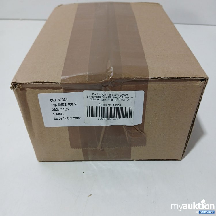Artikel Nr. 516777 Artikel Nr. 516777: Sicherheitsschutztrafo Evge 100N 12V 100W für LED