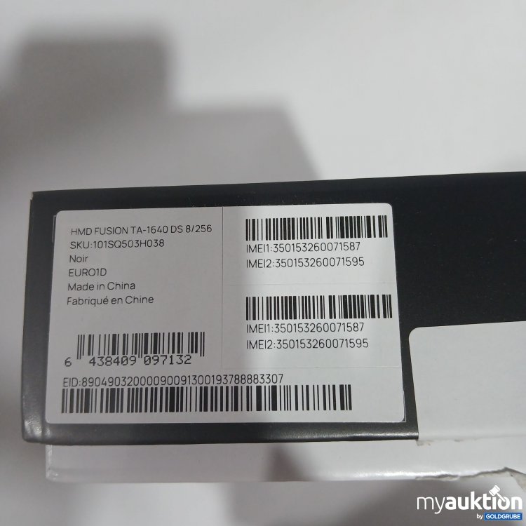 Artikel Nr. 824777 Artikel Nr. 824777: HMD Fusion TA-1640 DS 8/256 Noir