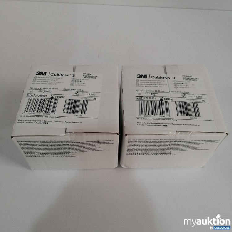 Artikel Nr. 847777 Artikel Nr. 847777: 3M Cubitron Schleifscheibe mit Kröpfung 125x7x22.23mm