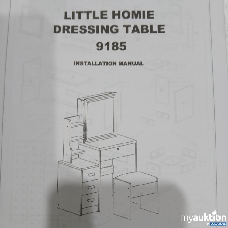 Artikel Nr. 883777: Little Homie Dressing Table 9185 