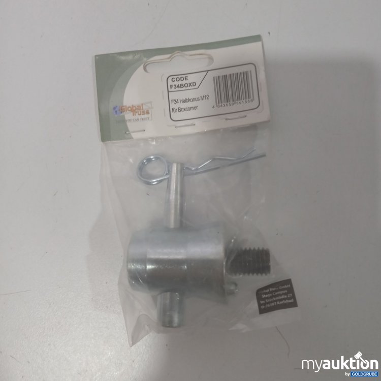 Artikel Nr. 911777 Artikel Nr. 911777: GlobalTruss F34 Halbkonus M12 für Boxcomer