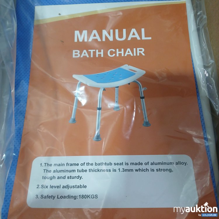 Artikel Nr. 954777: Manual Bath Chair bis 180kg 