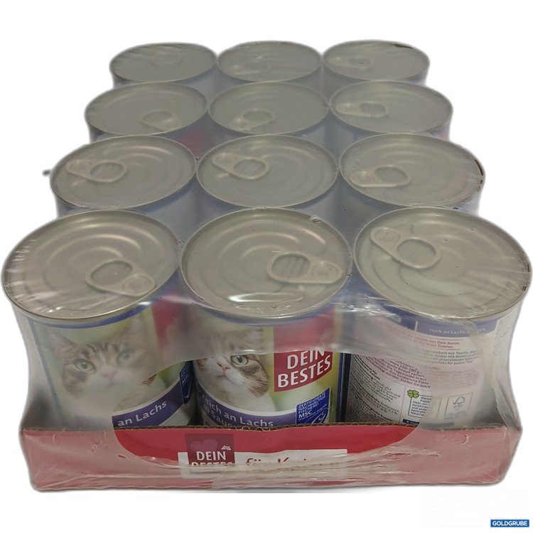 Artikel Nr. 955777: DM dein Bestes für Katzen reich an Lachs mit Sauce 12x415g 