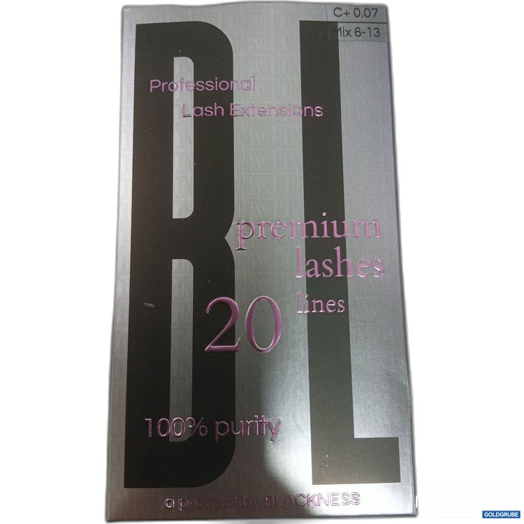 Artikel Nr. 959777: Blackness Premium Lash Extensions 20 lines Mix 6-13 