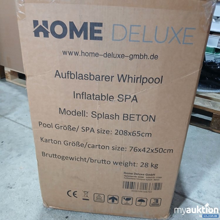 Artikel Nr. 518778 Artikel Nr. 518778: HomeDeluxe Aufblasbarer Whirpool Splash Beton