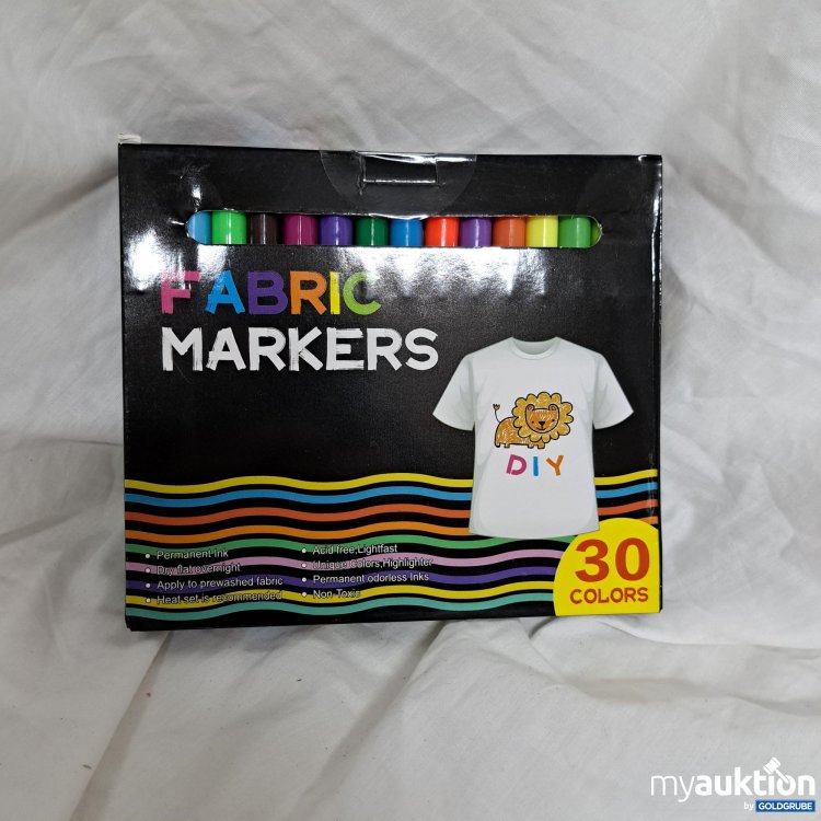 Artikel Nr. 815778: Absofine Fabric  Markers 30 Farben