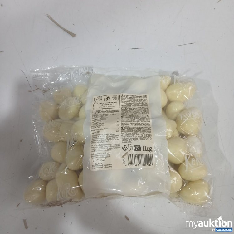 Artikel Nr. 465779 Artikel Nr. 465779: KoRo Gefriergetrocknete Erdbeeren in weißer Schokolade 1 kg