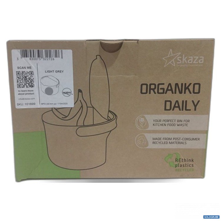 Artikel Nr. 468779 Artikel Nr. 468779: Skaza Organko Daily Küchenabfallbehälter Light Grey