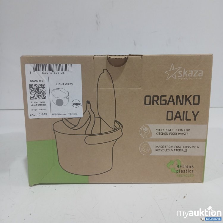 Artikel Nr. 468779 Artikel Nr. 468779: Skaza Organko Daily Küchenabfallbehälter Light Grey