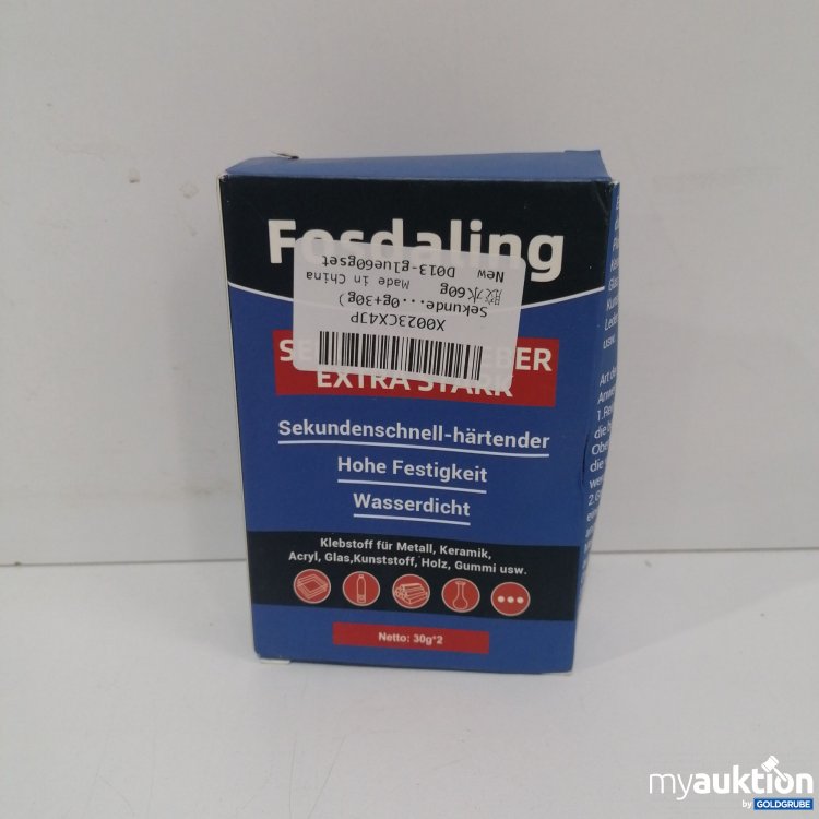 Artikel Nr. 849779 Artikel Nr. 849779: Fosdaling Sekundenkleber Extra Stark