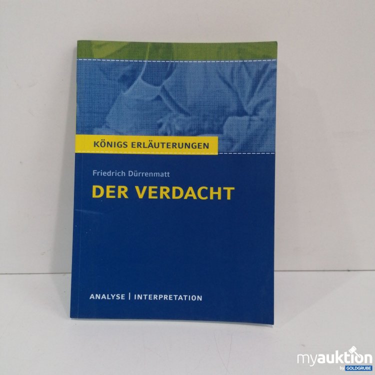 Artikel Nr. 851779: Königs Erläuterungen: Der Verdacht