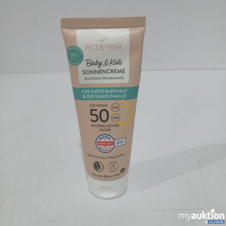 Artikel Nr. 885779: Mabyen Baby& Kids Sonnencreme LSF 50 100ml