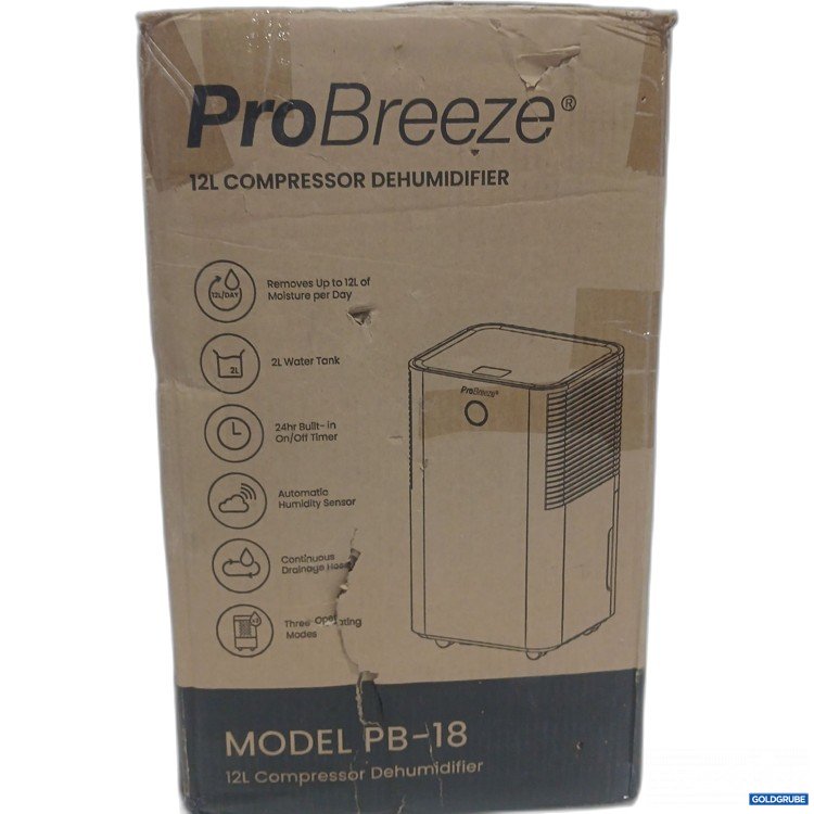 Artikel Nr. 970779: ProBreeze Fragile 12L Compressor Dehumidifier Model PB-18 