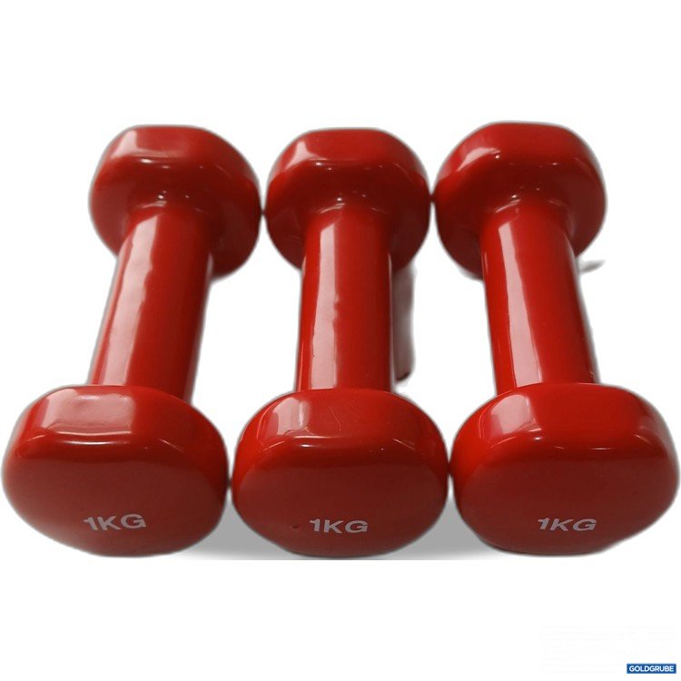 Artikel Nr. 978779 Artikel Nr. 978779: Fausthanteln Vinyl in Rot, je 1Kg