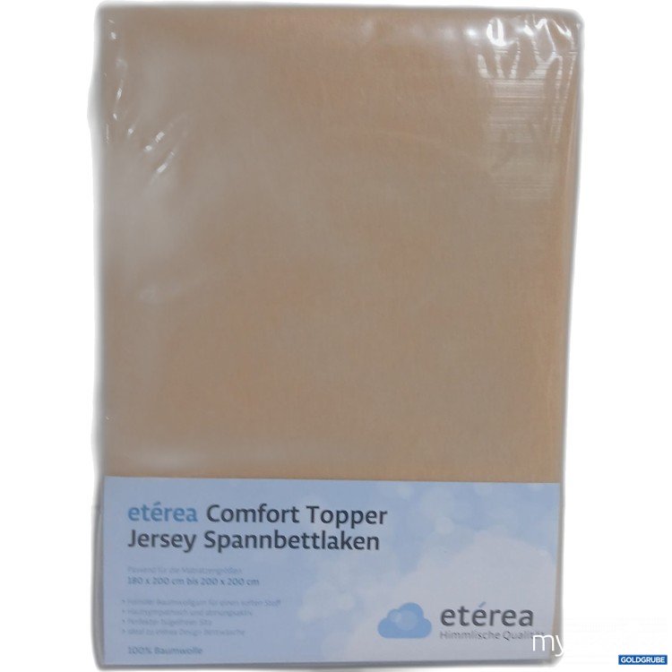 Artikel Nr. 992779: Eterea Comfort Topper Jersey Spannbettlaken 180x200cm - 200x200cm sand