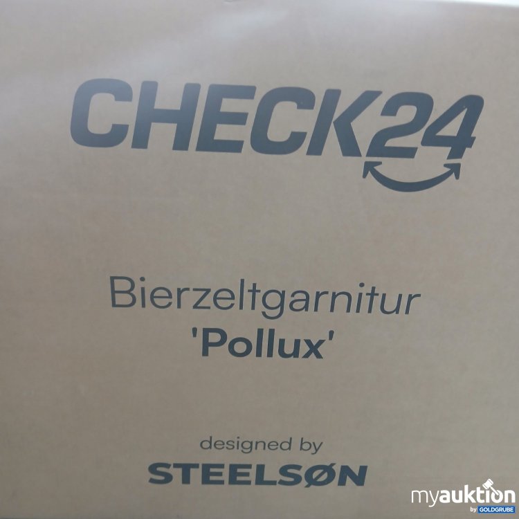 Artikel Nr. 438780: Check24 Steelson Bierzeltgarnitur 'Pollux' 3-teilig