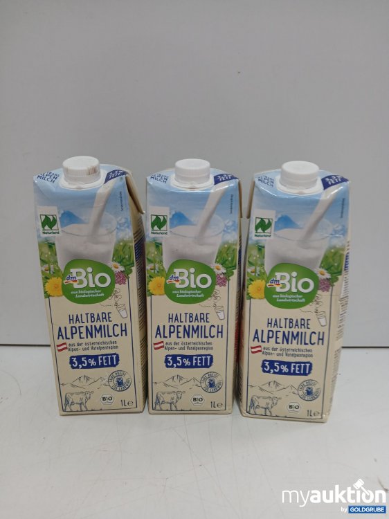 Artikel Nr. 460780 Artikel Nr. 460780: Dm Bio Haltbare Alpenmilch 3,5%Fett 3x1L