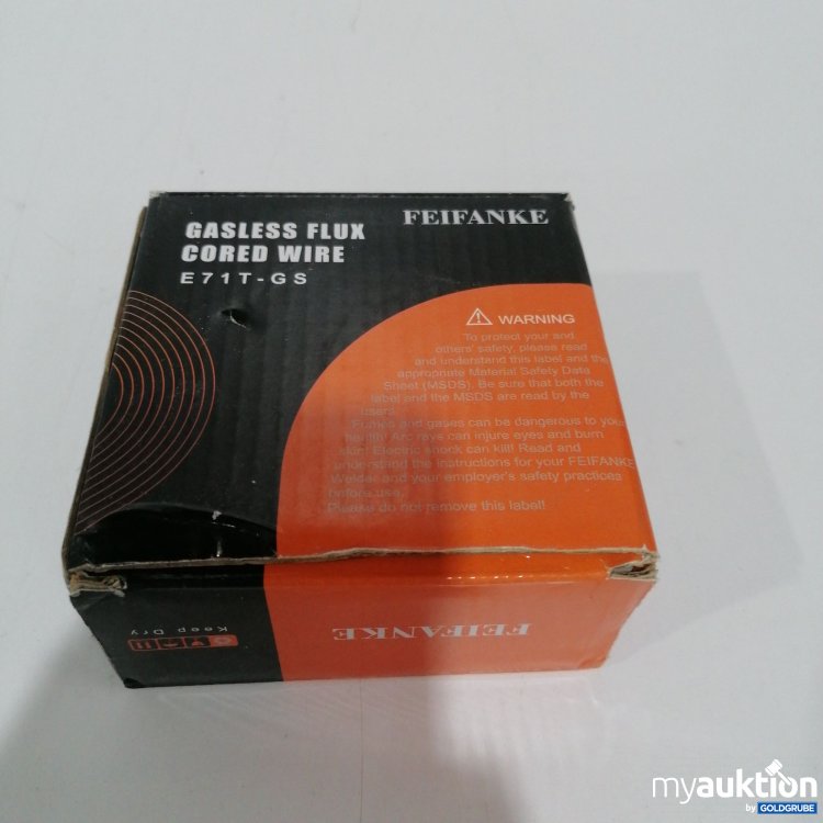 Artikel Nr. 840780 Artikel Nr. 840780: Feifanke Gasless Flux Core Wide E71T-GS