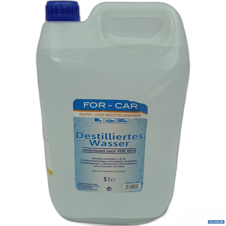 Artikel Nr. 883780 Artikel Nr. 883780: Destilliertes Wasser for Car 5l
