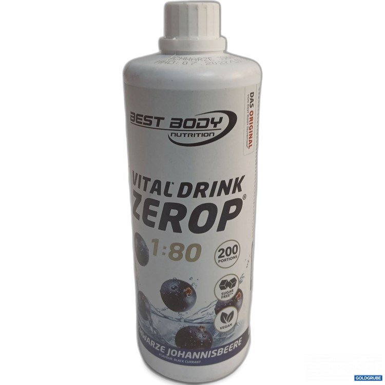 Artikel Nr. 893780: Best Body Vital Drink Zerop 1:80 schwarze Johannisbeere 1000ml 