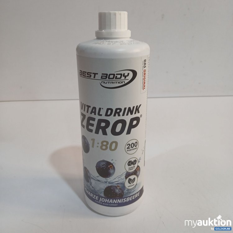 Artikel Nr. 893780: Best Body Vital Drink Zerop 1:80 schwarze Johannisbeere 1000ml 