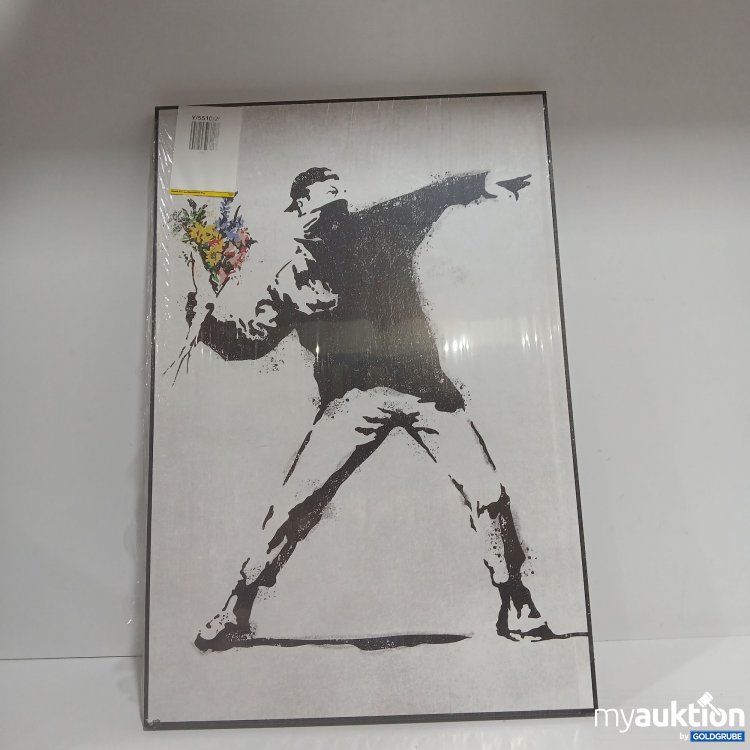 Artikel Nr. 972780: Wall Art Panell the Flower thrower 60x90cm 