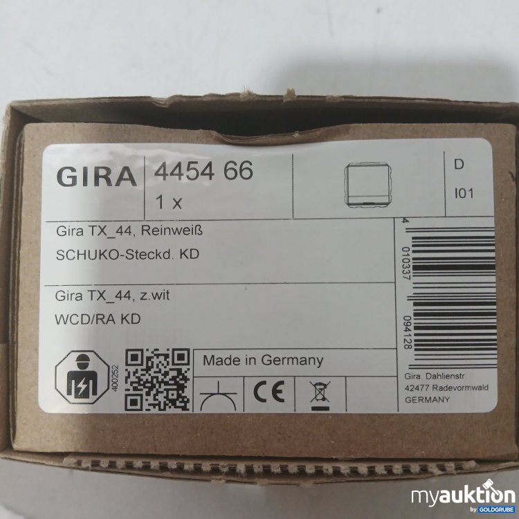 Artikel Nr. 443781: GIRA Schuko-Steckdose TX_44 Reinweiß
