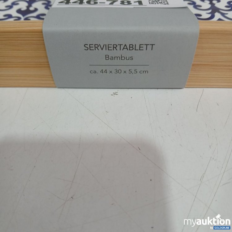 Artikel Nr. 446781: Zeller Serviertablett Bambus 44 x 30 5,5 cm