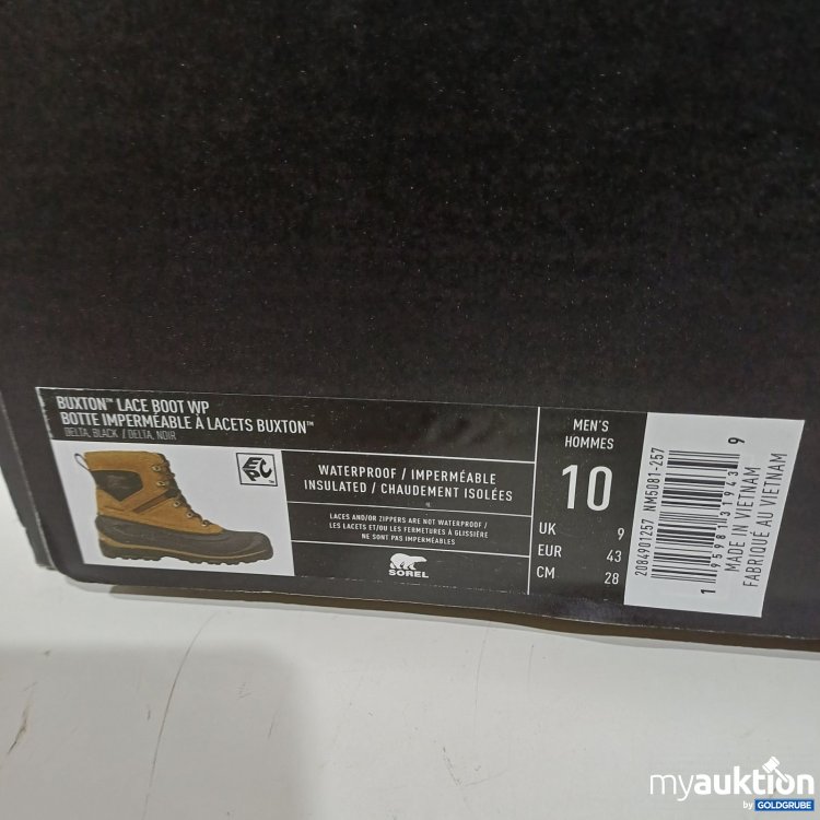 Artikel Nr. 469781 Artikel Nr. 469781: Sorel Buxton Lace Boot WP Herren Größe 43 Braun Schwarz