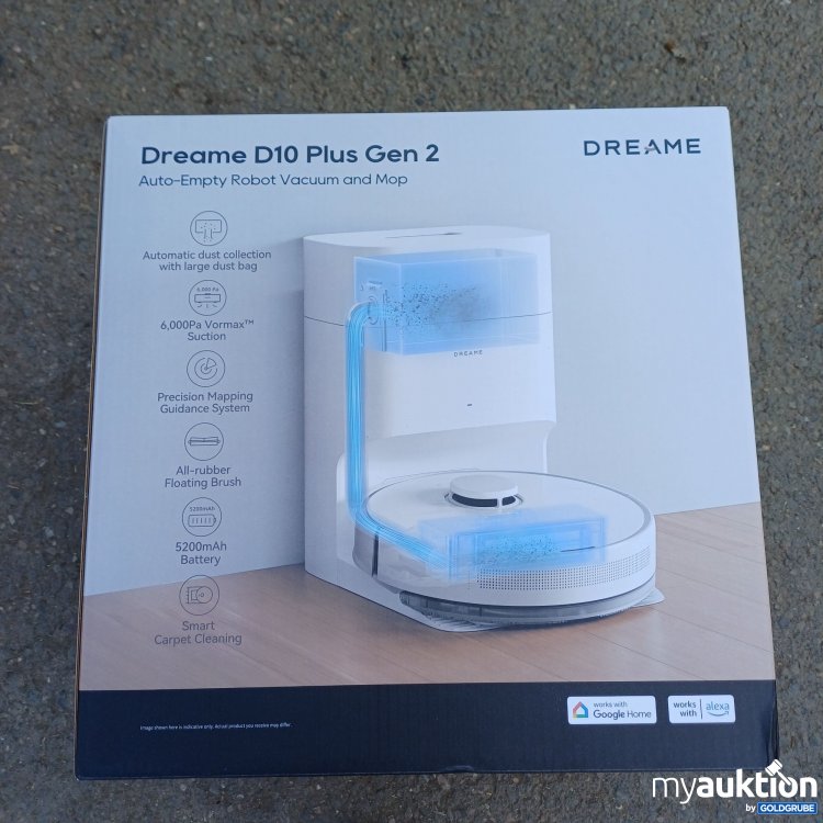 Artikel Nr. 960781 Artikel Nr. 960781: Dreame D10 Plus Gen2 Auto-Empty Robot Vacuum and Mop