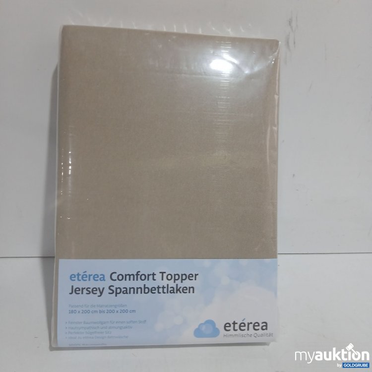 Artikel Nr. 992781: Eterea Comfort Topper Jersey Spannbettlaken 180x200cm - 200x200cm taupe