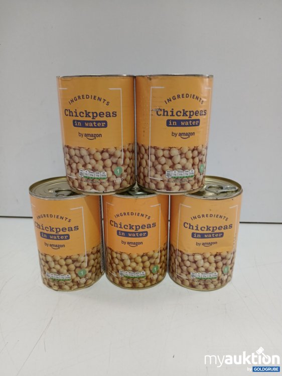 Artikel Nr. 460782: By Amazon Chickpeas in water 5x400g