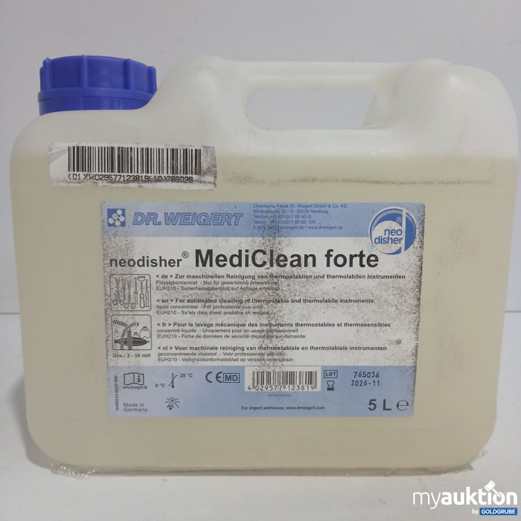 Artikel Nr. 521782 Artikel Nr. 521782: Dr. Weigert MediClean Forte 5L